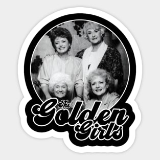 Golden Girls Black Style Vintage Sticker
